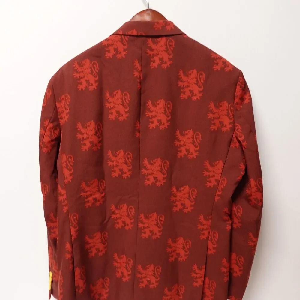 Opposuits Mens Blazer Jacket Harry Potter Gryffindor Blazer US Size 44 with Tie